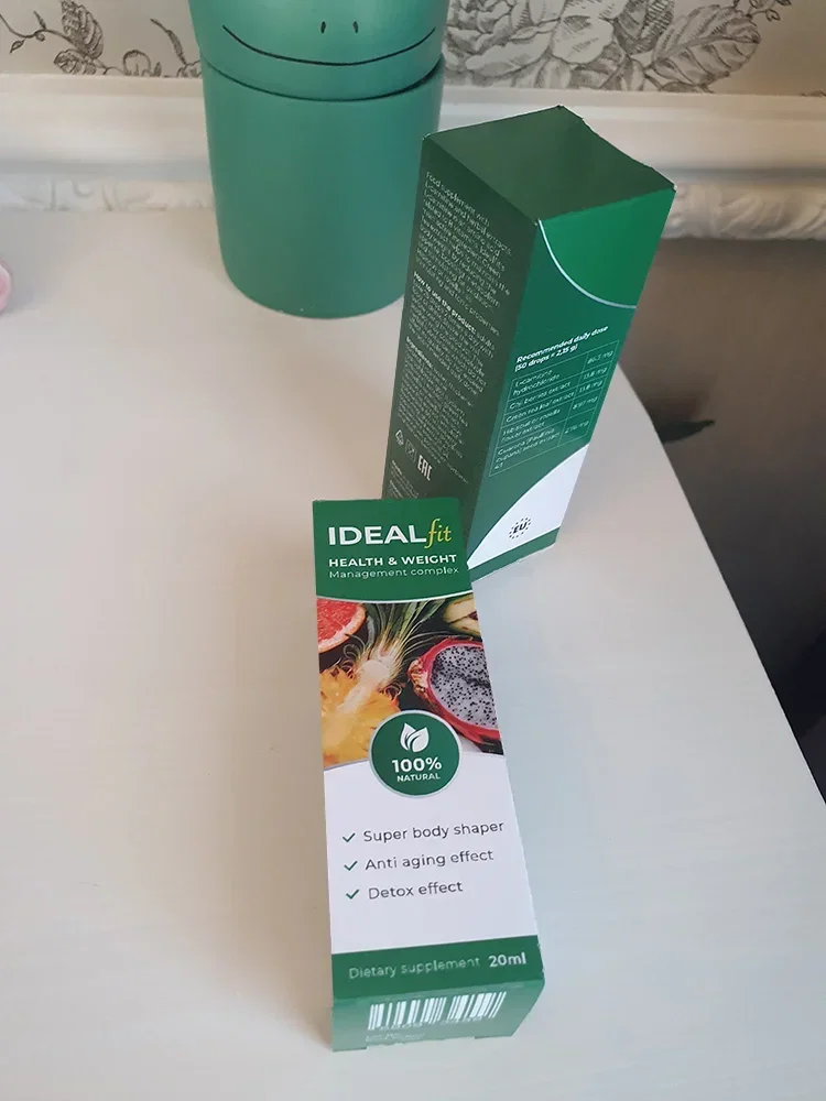 Foto da embalagem de um cliente real